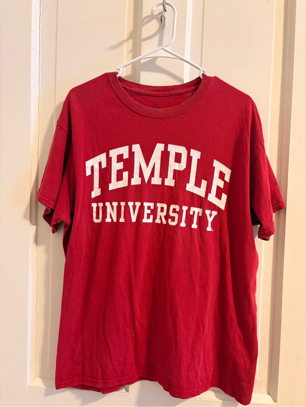 Temple University Men's Red Graphic Tee